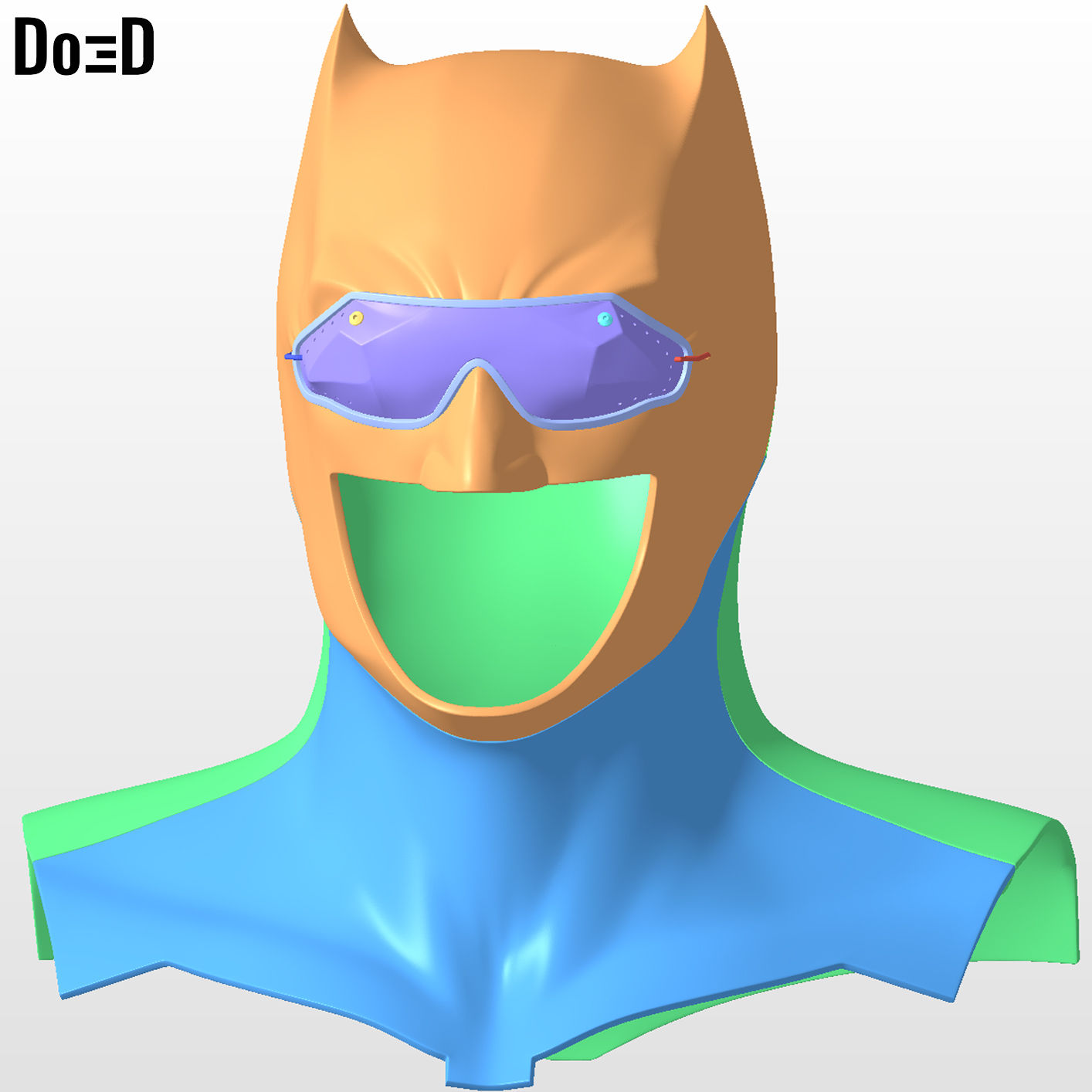 Ben Affleck Batman 2023 The Flash Helmet 3D Printable Model STL #B222