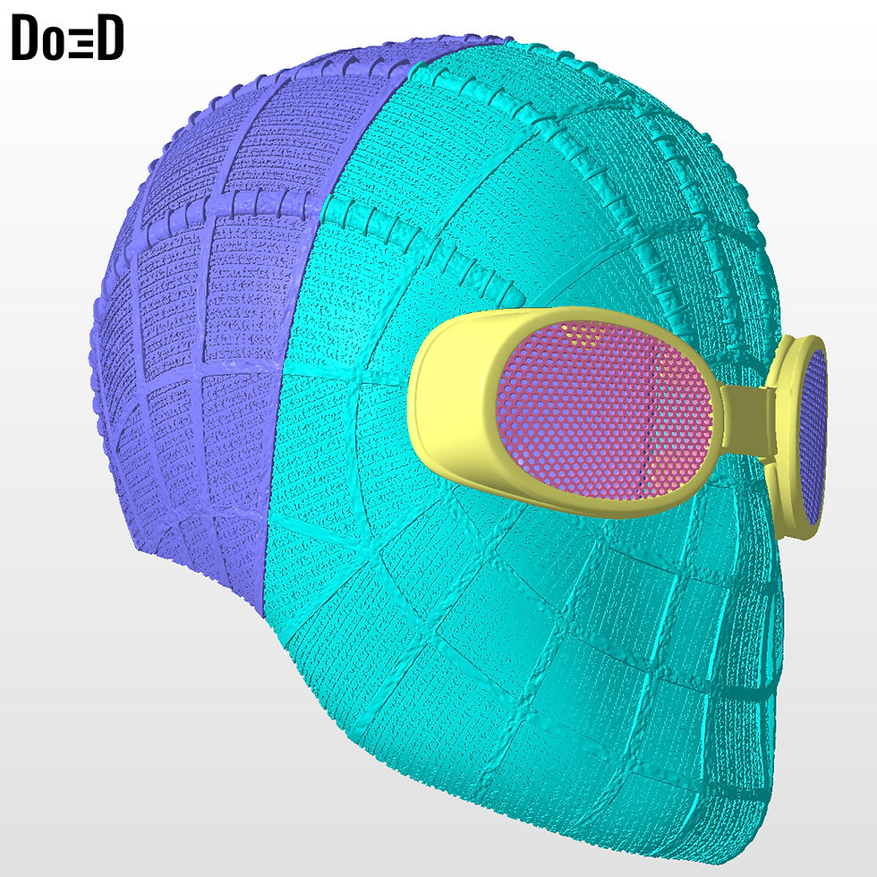 Thumbnail: Spider-Noir Helmet Nicolas Cage Spider-Man | 3D Printable Model #SN79