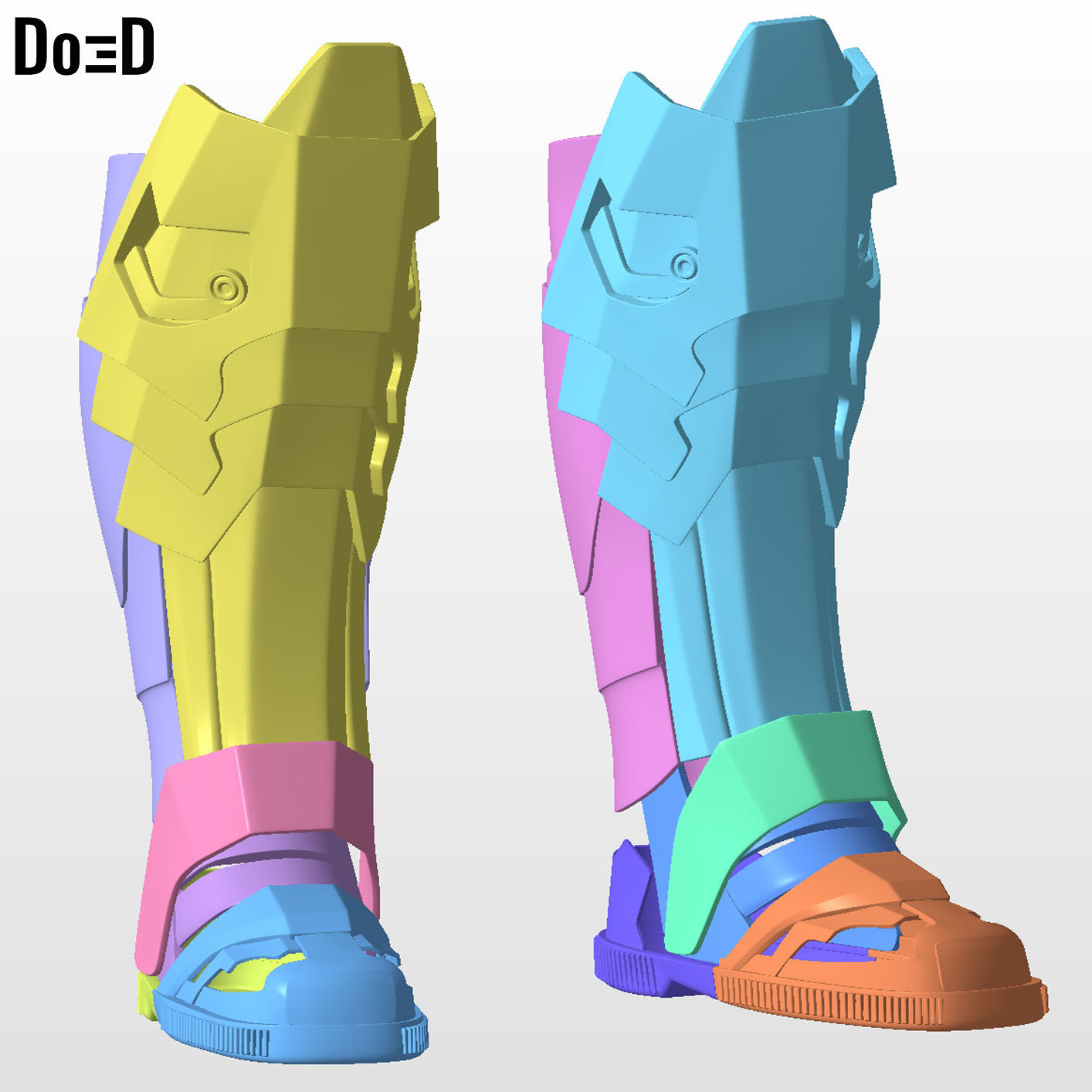 Leg Armors Batman Arkham Knight | 3D Printable Model #B192