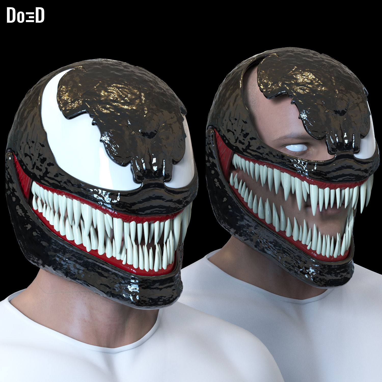 Venom Spider-Man 2 PS5 Helmet | 3D Printable Model File #V111