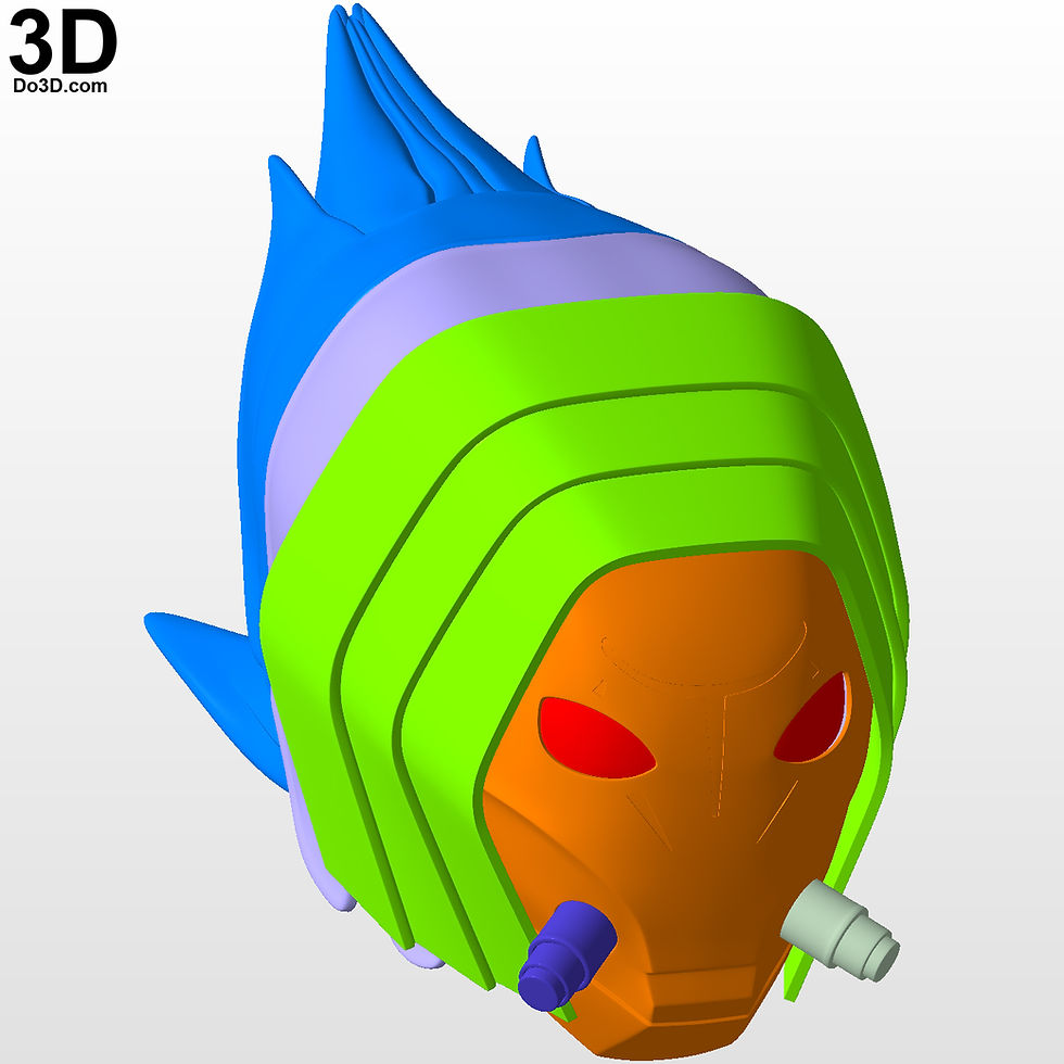 Thumbnail: Pyke  Syndicate Helmet / Mask Book of Boba Fett 3D Printable Model STL File #P79