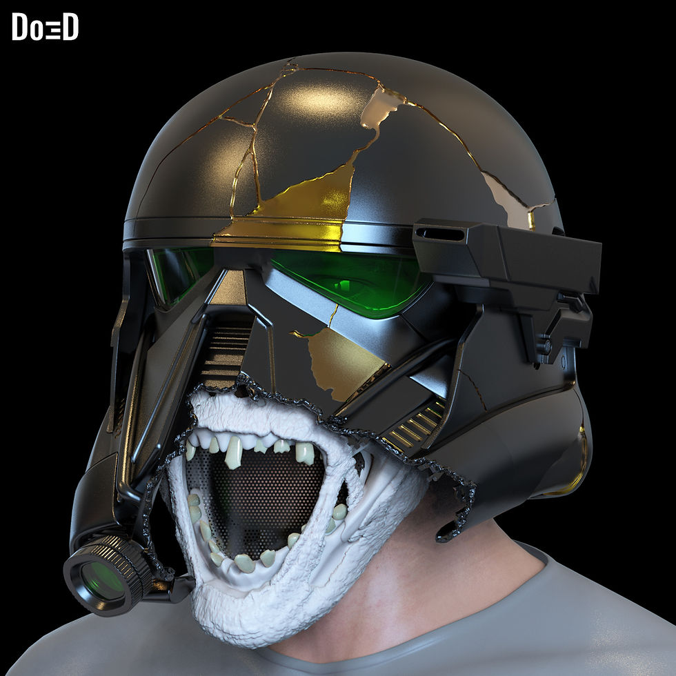 Thumbnail: Zombie Death Trooper Ahsoka | 3D Printable Model STl #ZT41
