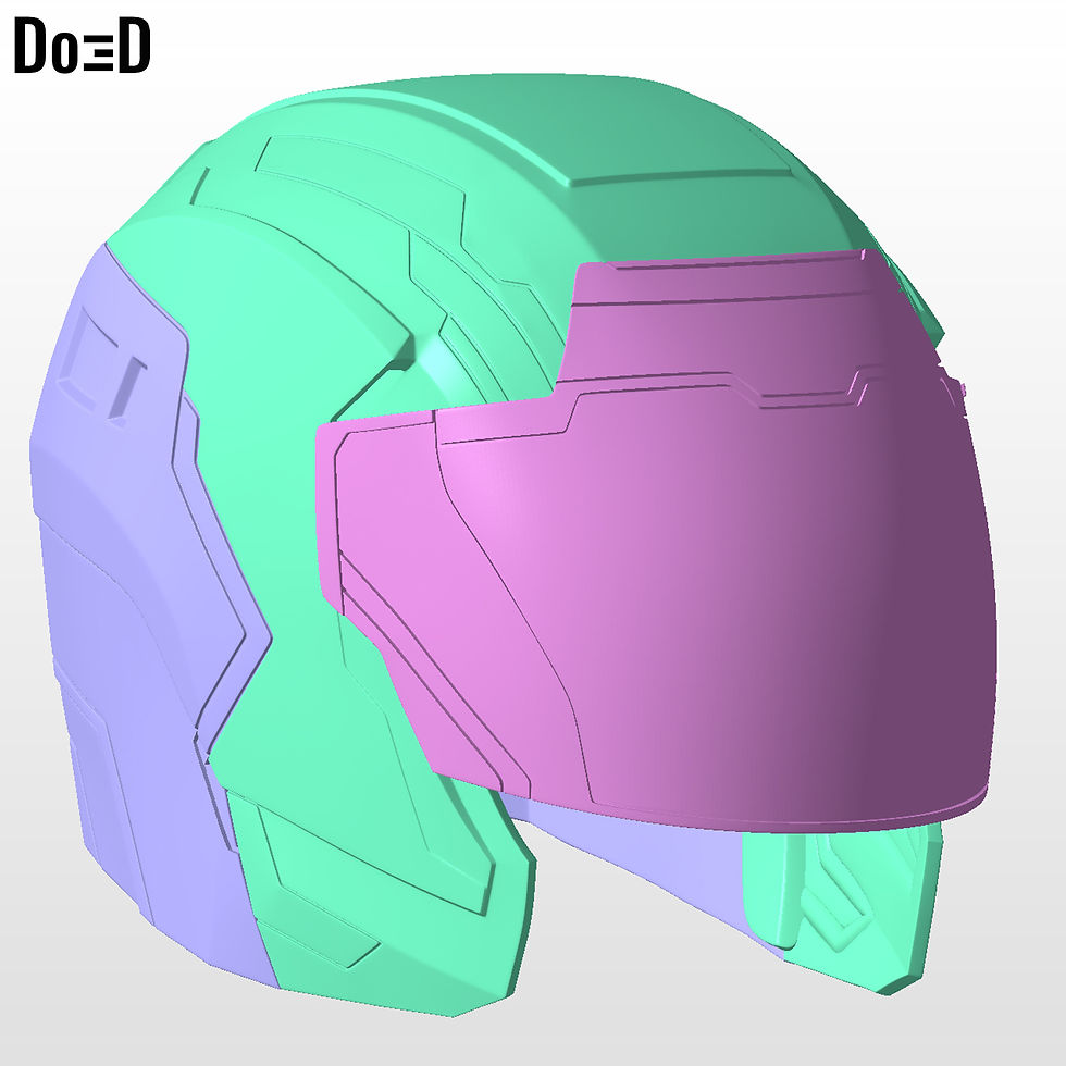 Thumbnail: Keith Top Trio Helmet Peacemaker Season 2 3D Printable Model #KPM37