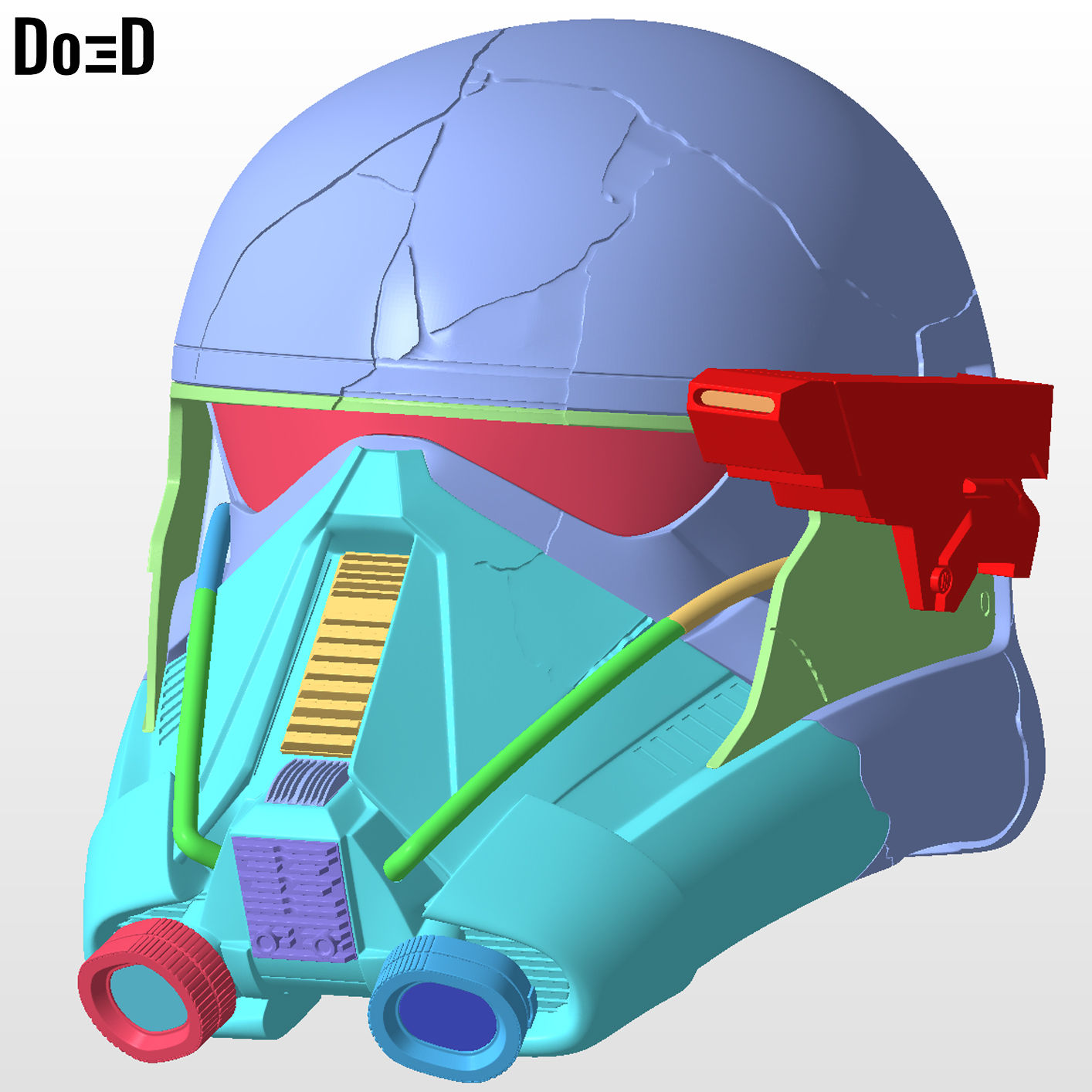 Battle Damaged Death Trooper Ahsoka | 3D Printable Model STl #ZT42