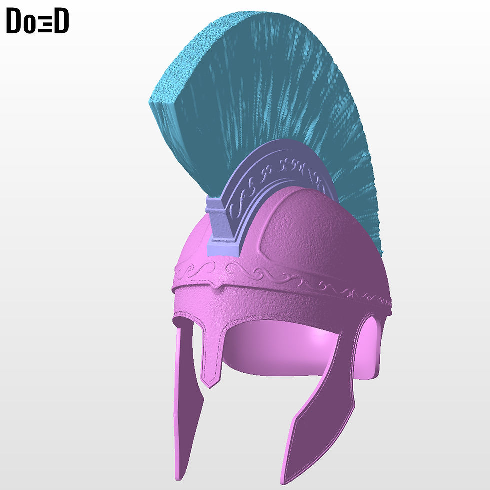 Thumbnail: Odysseus Matt Damon Helmet | 3D Printable Model Print File STL #MD363