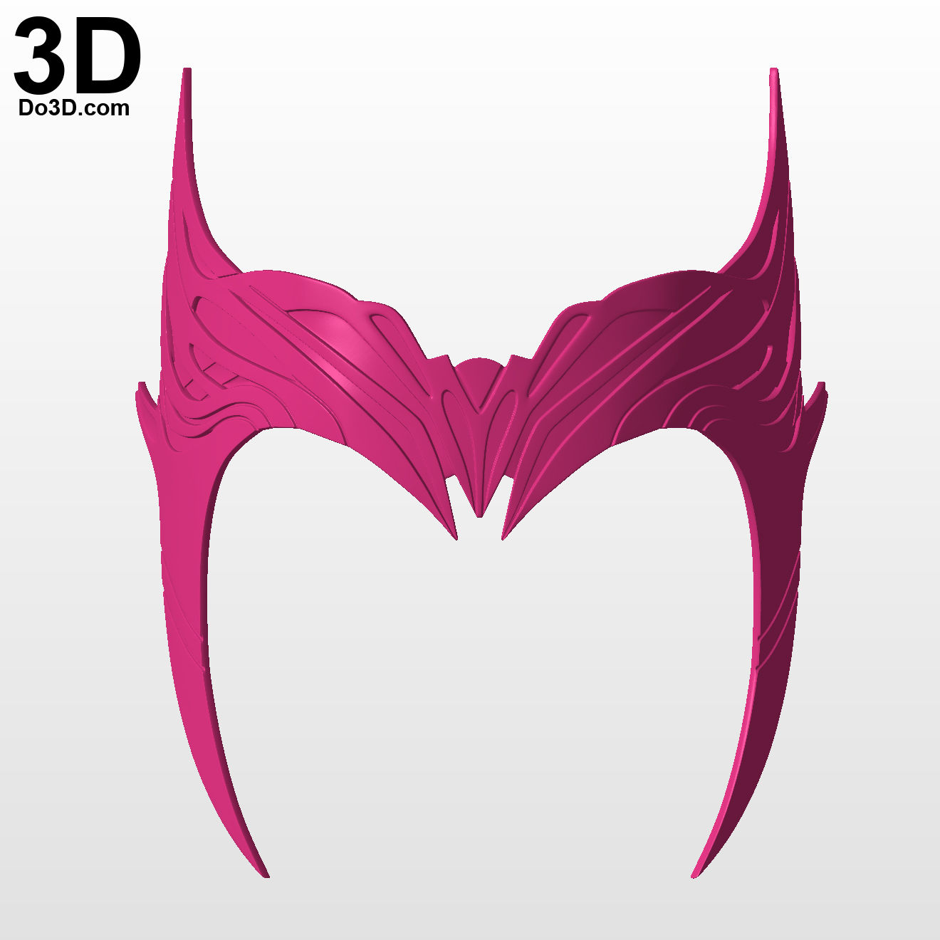 Scarlet Witch Tiara WandaVision Crown 3D Printable Model STL FREE Download Do3D