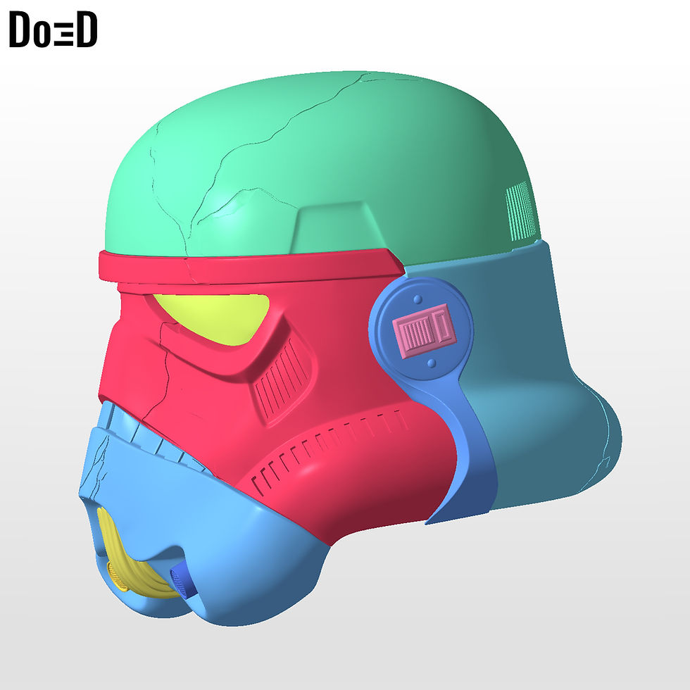 Thumbnail: Thrawn Stormtrooper Night Trooper 3D Printable Model STl #TS141