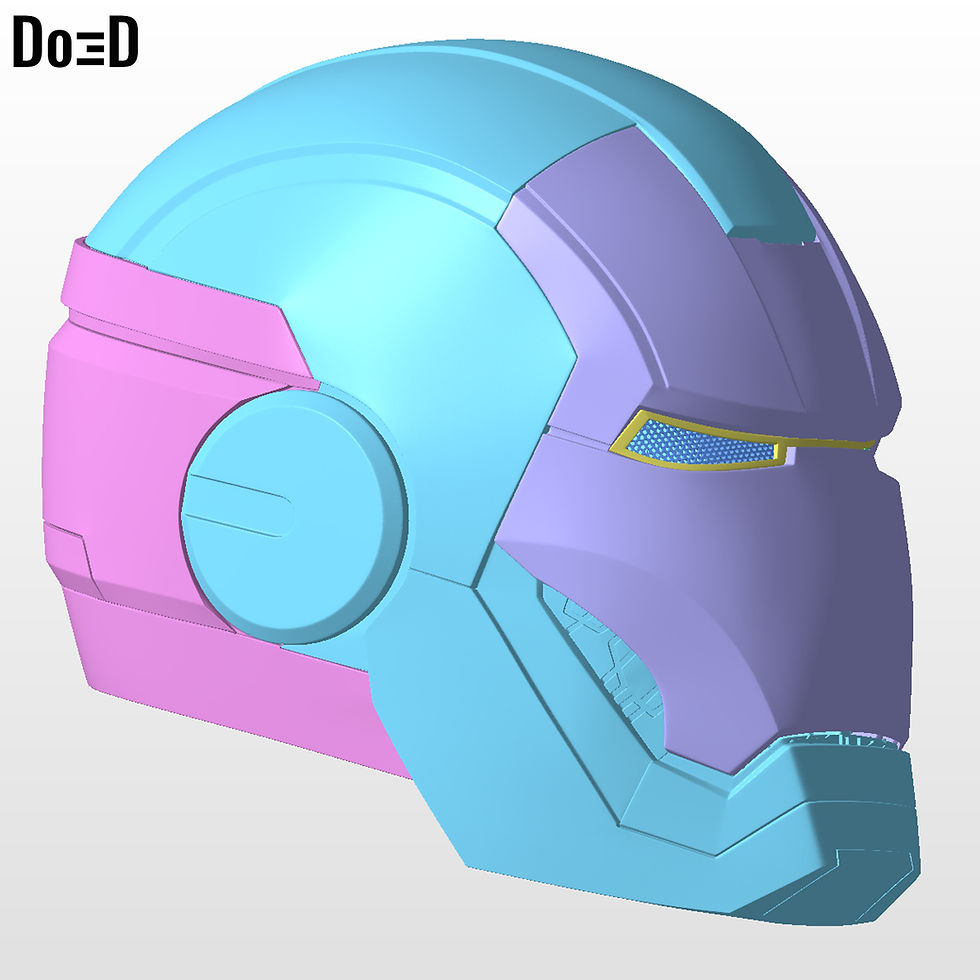 Thumbnail: Iron Man Mark XXXIII Silver Centurion MK 33 Helmet | 3D Printable Model #H6052