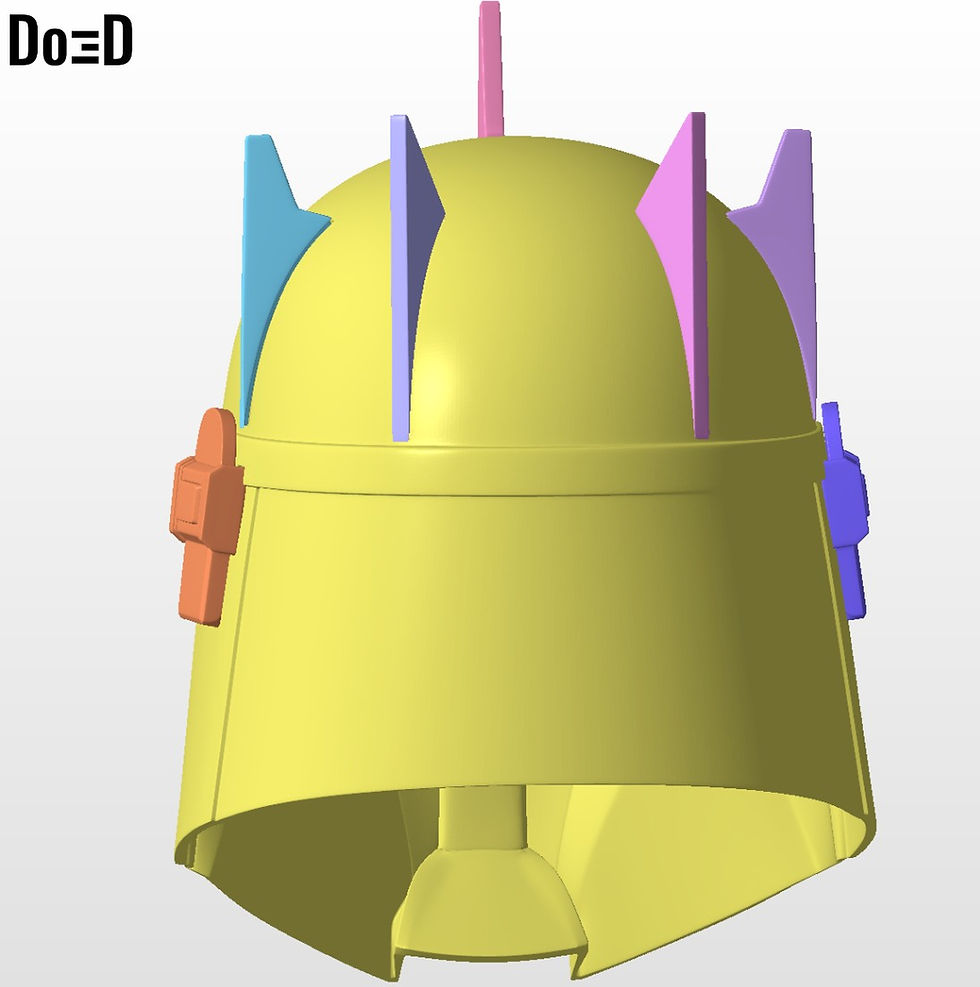 Thumbnail: Dark Trooper phase 4 Moff Gideon Armor Suit & Jetpack | 3D Printable Model #MG83