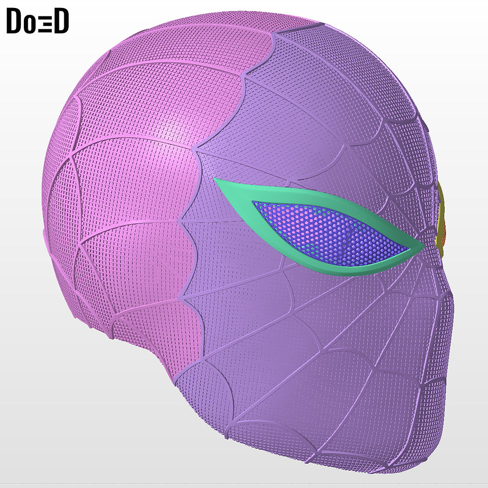 Thumbnail: Spider-Man 1978 Japan Helmet Spiderman 3D Printable Model #S979