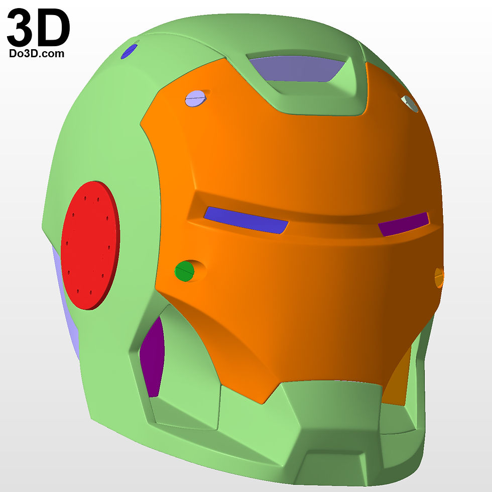 Thumbnail: Scuba Iron Man 3 Helmet Mark XXXVII MK 37 | 3D Printable Model #SC31