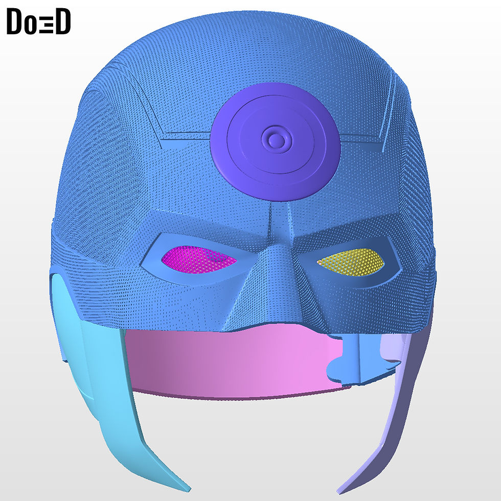 Thumbnail: Bullseye MCU Style Helmet Daredevil Born Again Season 3 | 3D Print Model STL #BE