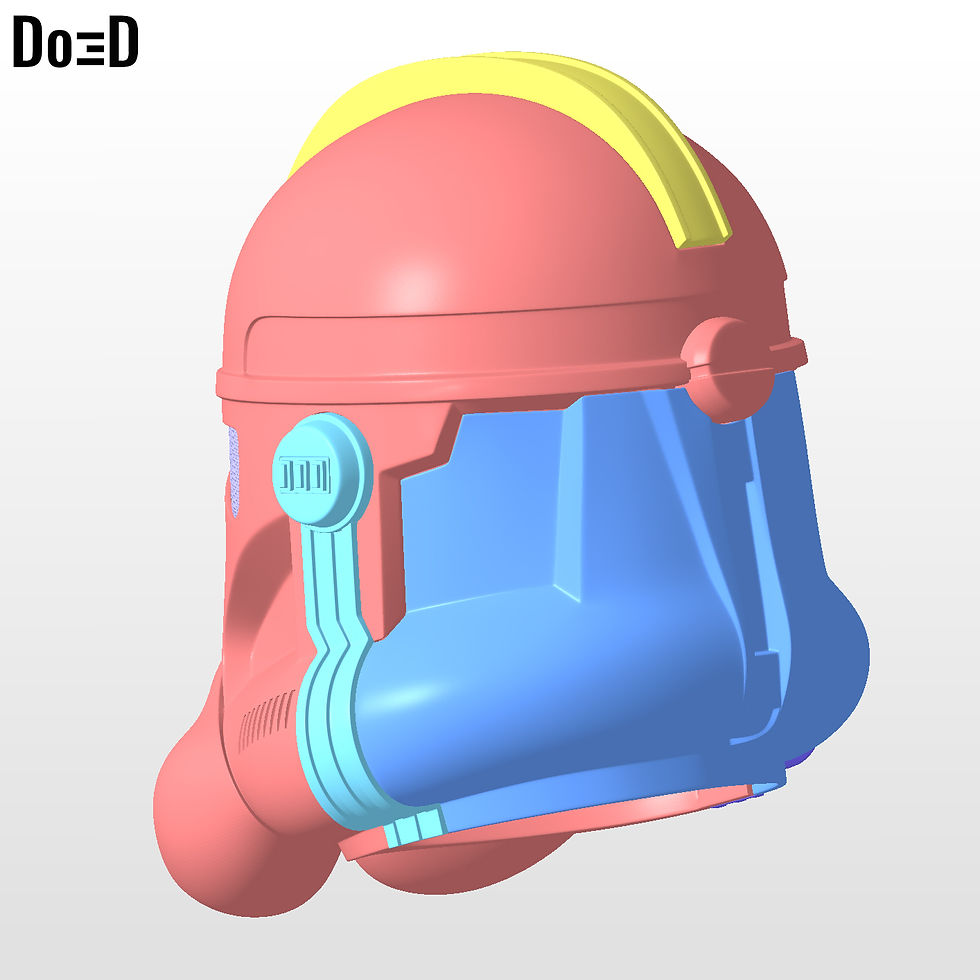 Thumbnail: Clone Trooper Phase 2 Star Wars Helmet | 3D Printable Model STL File #F15