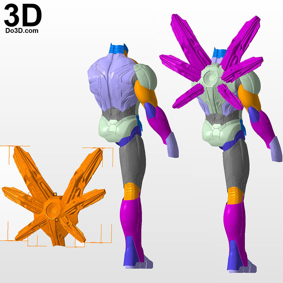 Thumbnail: IRON MAN MARK LXXXV Armor + Wing MK 85 Endgame | 3D Model Project #5775