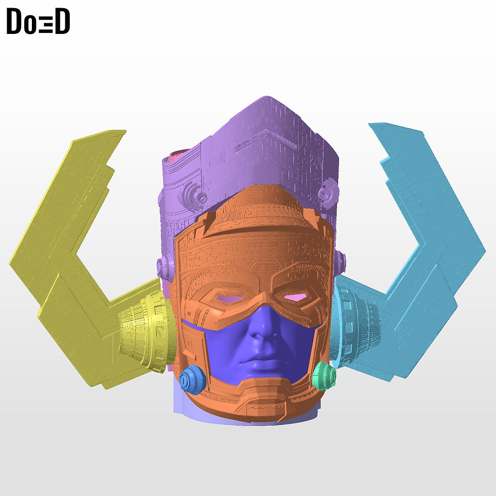 Thumbnail: Galactus Popcorn Bucket / Helmet Fantastic Four 3D Printable Model STL File #GF3