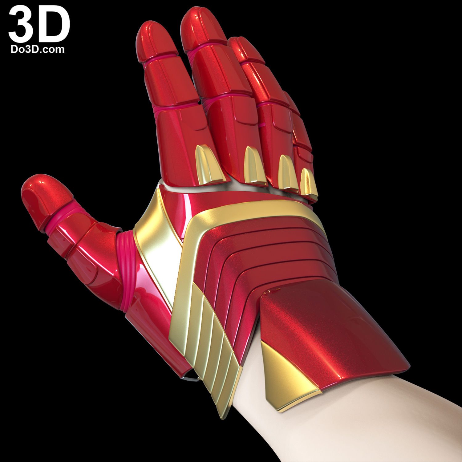Iron Man Mark LXXXV Hinged Glove MK 85 Endgame  | 3D Printable Model #H801