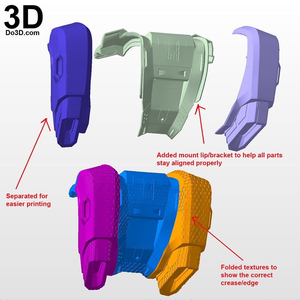 Thumbnail: Iron Man Mark XXXIX Gemini (MK 39) Full Body Armor | FREE 3D Printable Model