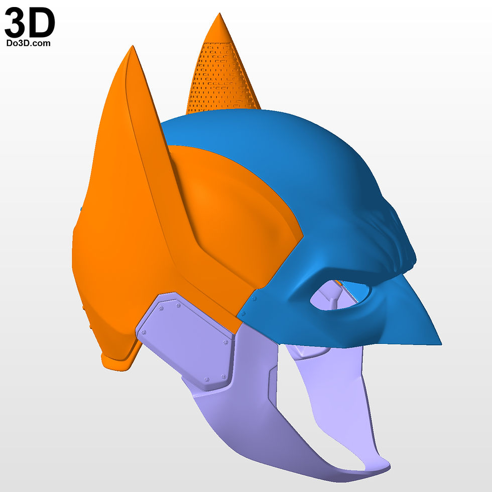 Thumbnail: Batman 2022 Concept Helmet Ben Affleck Cowl 3D Printable Model STL File #B25