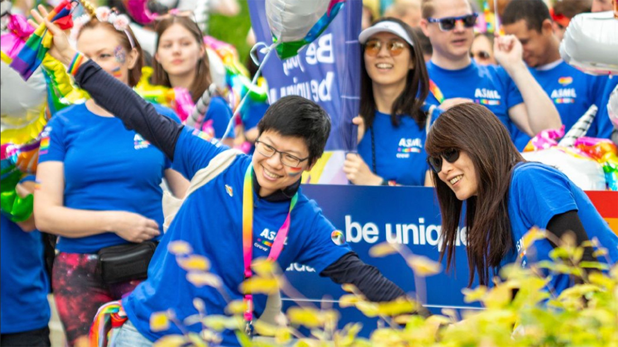 ASML employees at our Pride event